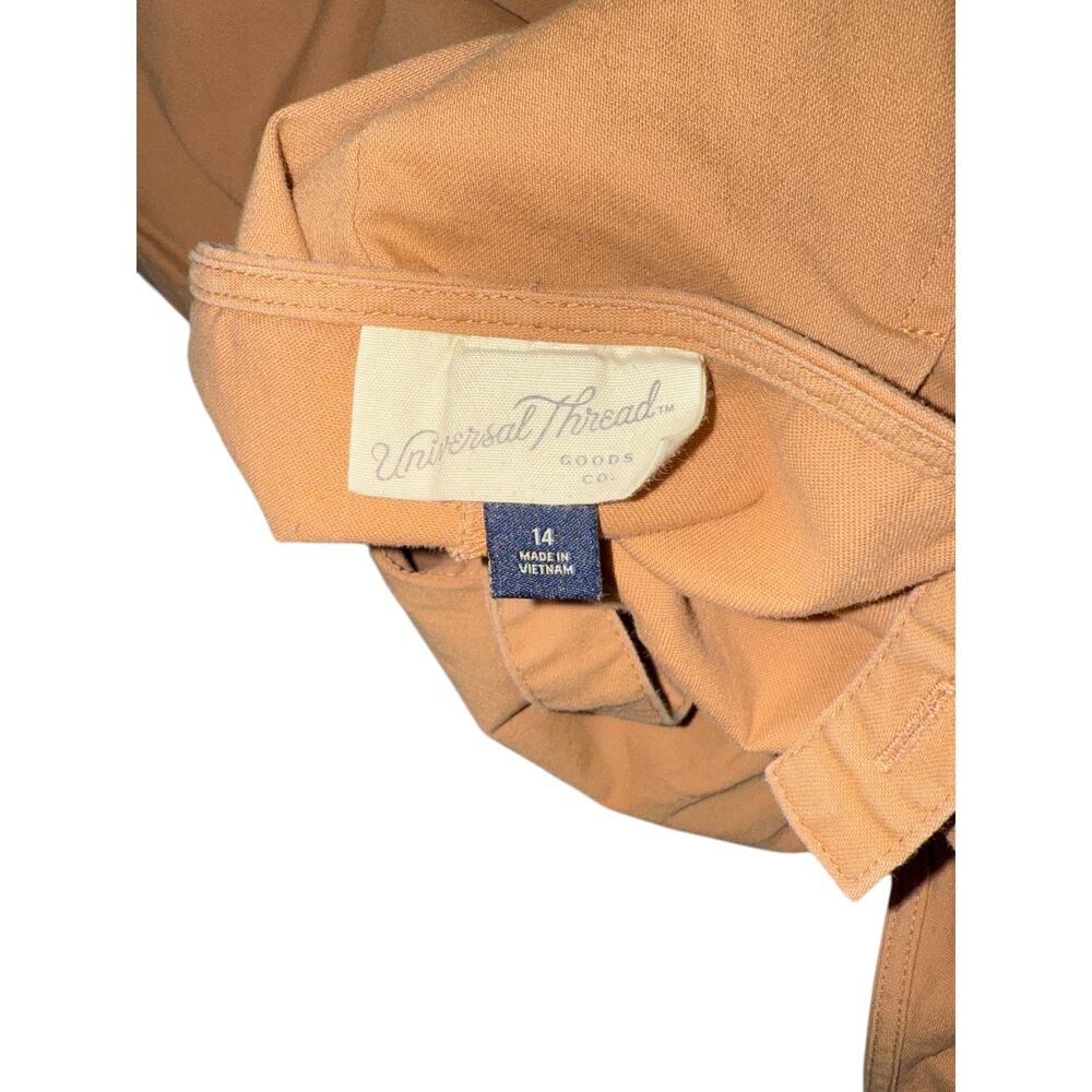 Universal Thread Cropped Overalls Rust Colored Wi… - image 7